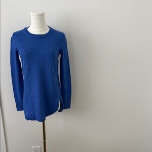 Banana Republic Royal Blue Long Sleeve Merino Wool/ Viscose/Cashmere Blend